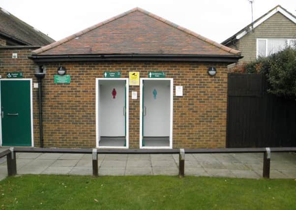 The public toilets in Woodlands Recreation Ground, Rustington, which won the platinum award at the Loo of the Year awards