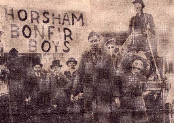 The Horsham Bonfire Boys of the 1930s