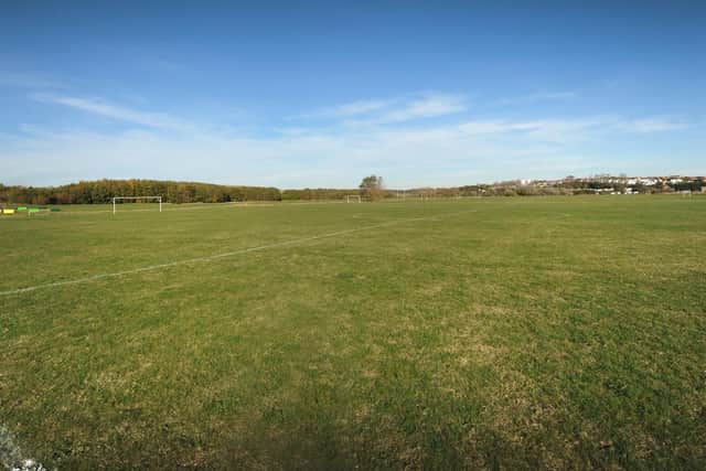 How the site of the planned Combe Valley Sports Village looks today.