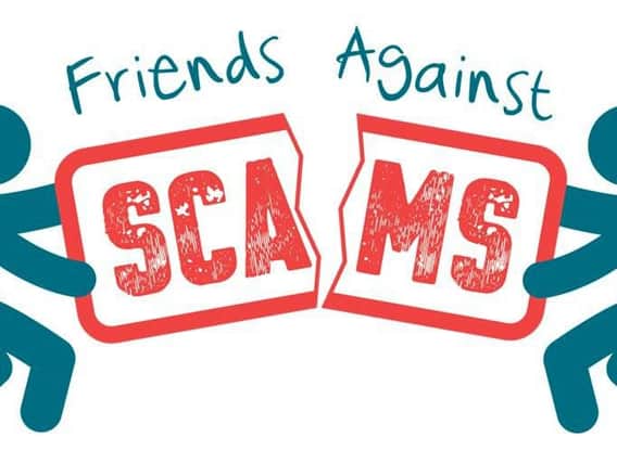 The Friends Against Scams logo