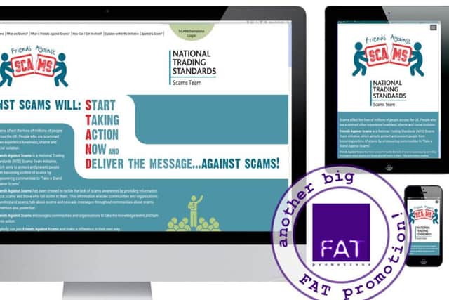 The Friends Against Scams website