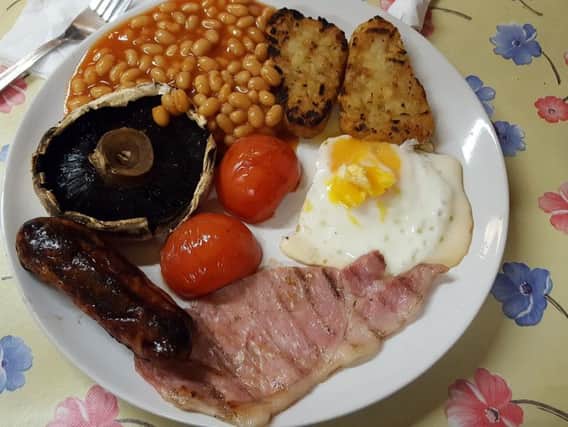 The Big Breakfast at the Alfresco Shop Cafe