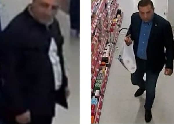 Police have released these images of the two suspects. Picture: Sussex Police
