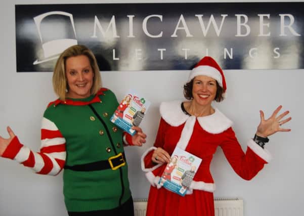 Staff at Micawber Lettings are taking part in Wear it Festive for St Barnabas House