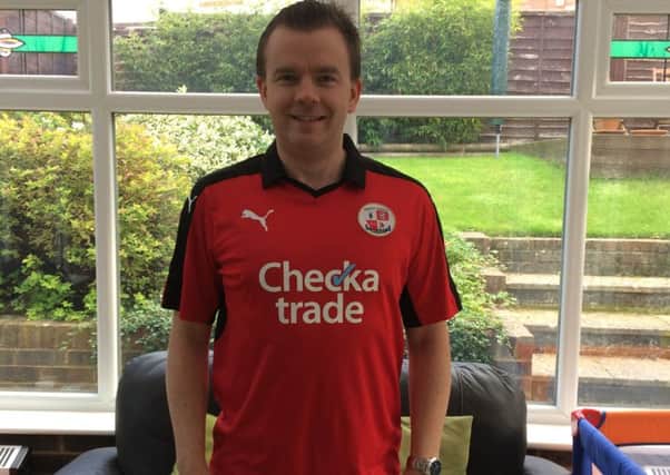 Crawley Town fan and Crawley Observer columnist James Charlton SUS-160711-103505002