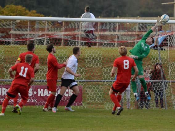 Action from Hassocks' defeat to Pagham by Phil Westlake