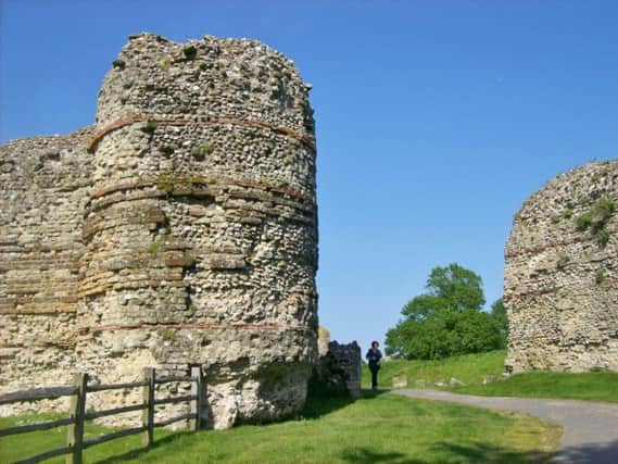 Pevensey Castle is steeped in history. Photograph by Poliphillo