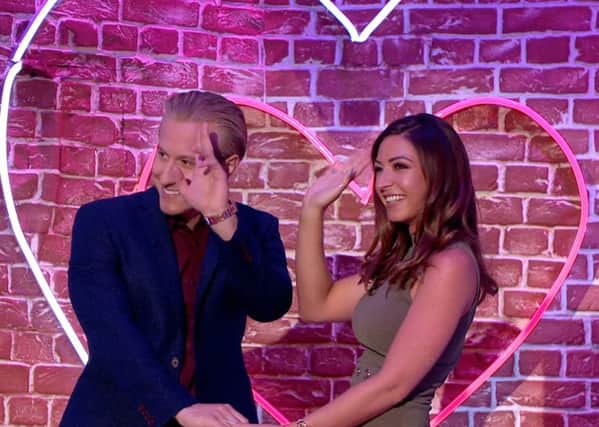 Jasmine, 26, landed a date on the brand new dating series hosted by Holly Willoughby. Picture: ITV