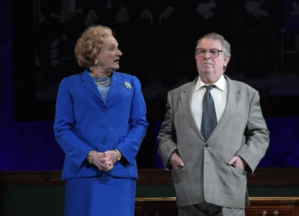Dead Sheep with Steve Nallon as Mrs Thatcher and Paul Bradley as Geoffrey Howe SUS-160811-095648001