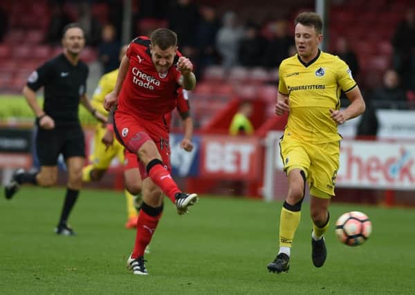 Crawley Town's James Collins. Picture PW Sporting Photography SUS-160611-220226001