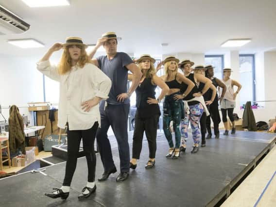 Stepping Out  - the company in rehearsal
