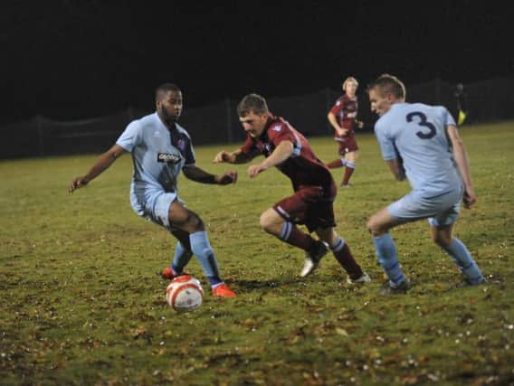 Action from last night's game by Simon Newstead