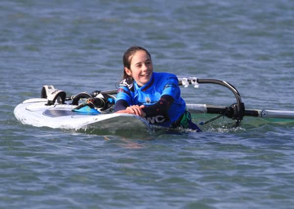 Daisy Bassett in action at West Wittering