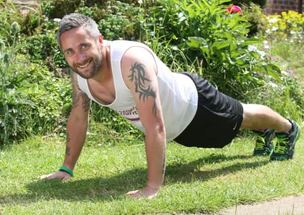 Craig Peters raising money for St George's Hospital by doing 67,000 burpees