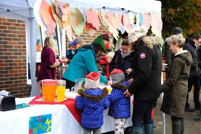 Arts and crafts at the Autumn Fun Day