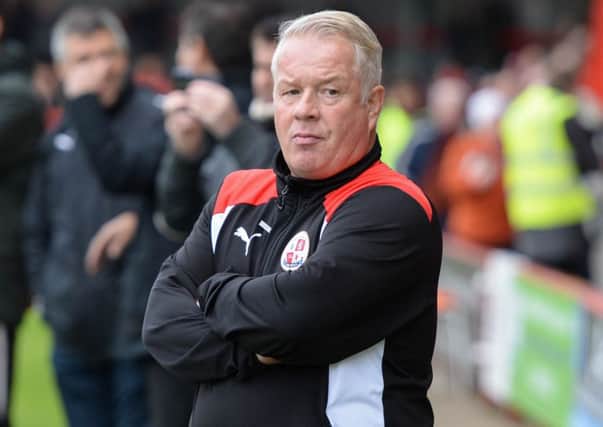 Crawley Town boss Dermot Drummy. Picture by Phil Westlake SUS-160811-143923001
