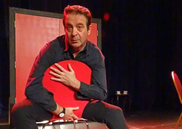 Mark Thomas, comedian, writer and campaigner and patron of Hastings Furniture Service (HFS). SUS-161115-162551001