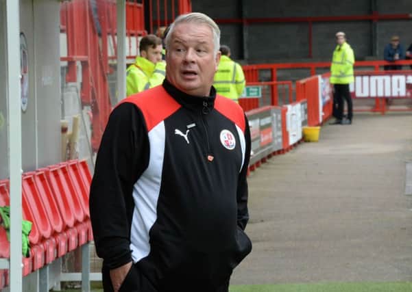 Crawley Town boss Dermot Drummy. Picture by Phil Westlake SUS-160811-144014001