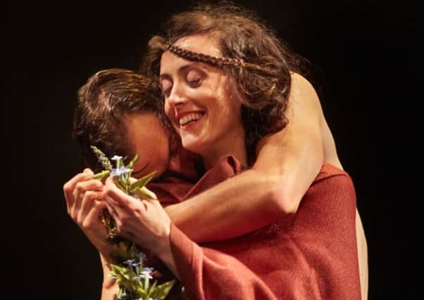 onah Russell and Hedydd Dylan in Lady Chatterley's Lover . Picture by Mark Douet