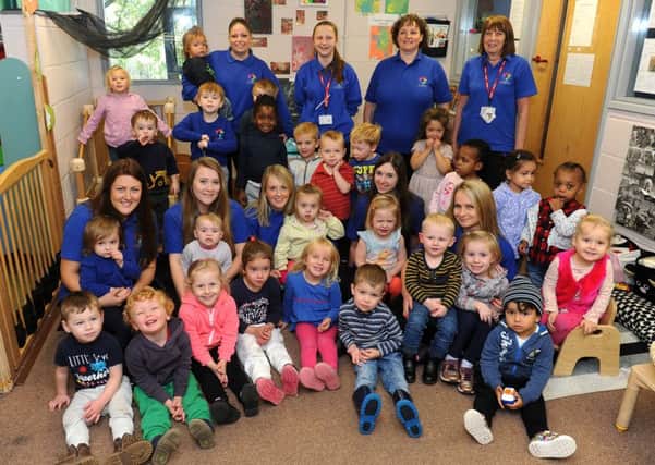 Broadfield Nursery has been rated outstanding by Ofsted. Pic Steve Robards  SR1633643 SUS-161111-160117001