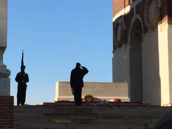 Thiepval wreath laying