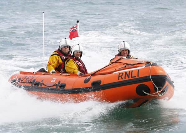 The two men were rescued by RNLI yesterday afternoon (November 11). Picture: Eddie Mitchell