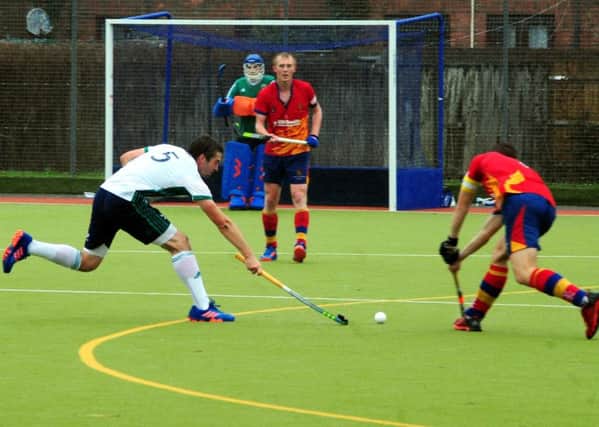 Matt Cox in action in Chichester's 5-4 win over Birmingham / Picture by Kate Shemilt