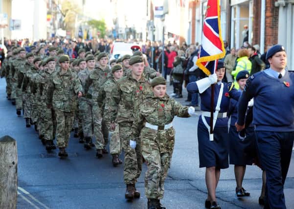 Chichester Remembrance Day. Photos by Kate Shemilt ks16001191-8