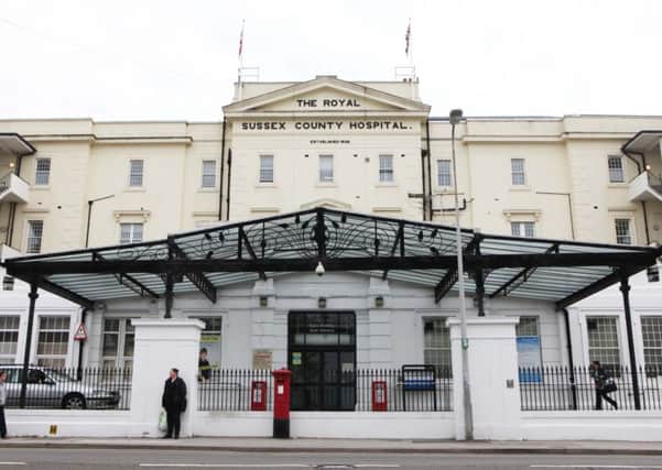 Royal Sussex County Hospital is on black alert