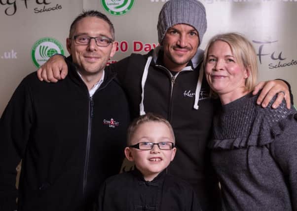 Peter Andre at the club.  Photo: Paul Hawkes