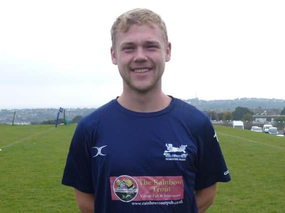 Chaz Ackerley scored Hastings & Bexhill's opening try against Ellingham & Ringwood.