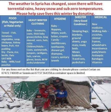 Syria Appeal Poster