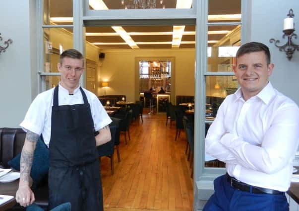 General manager Danny Bullock and head chef Craig Mustard at the newly opened Purchases Restaurant in North Street, Chichester