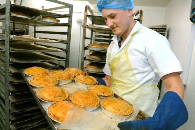 The Real Pie Company, an award winning Sussex pie maker still making pies the traditional way in Crawley. Pic Steve Robards  SR1633093 SUS-160511-135056001