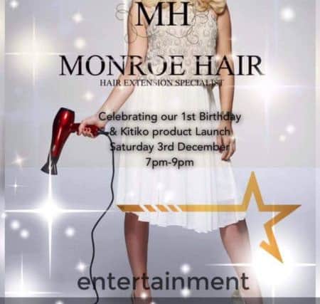 The party to celebrate the salon's first birthday and its recent launch of new products, is being held on Saturday December 3, from 7-9pm
