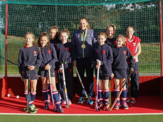 Giselle with the Hurst Prep School U12A Hockey national champions 2016