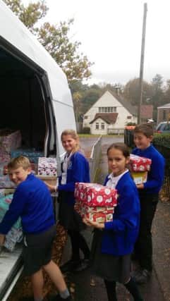 Pupils at Camelsdale Primary achieved a record number of boxes