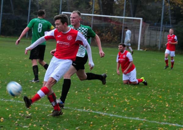 Graeme Dowden gets Bosham on the attack / Picture by Kate Shemilt
