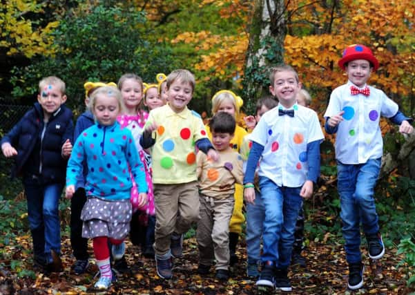 Pupils at Arundel Primary School enjoyed dressing up to raise money for Children in Need. Picture: Kate Shemilt ks16001201-1