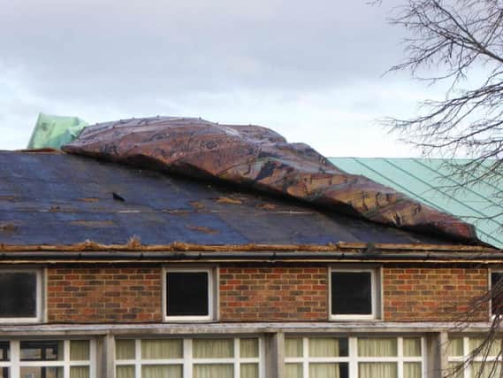 The school roof. Photo Anthony Hodge