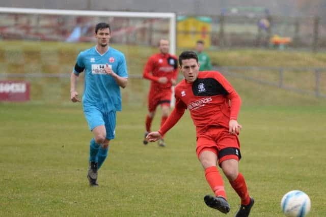 Lewis Westlake. Action from Hassocks v Arundel. Picture by PW Photography