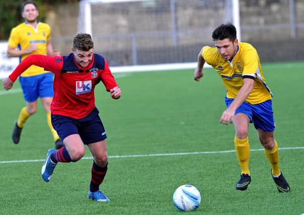 Lewis Finney netted in Lancing's defeat at Eastbourne United on Saturday. Picture: Stephen Goodger