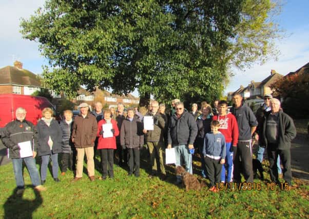 Residents who want to see all the A27 options reinstated met on Saturday