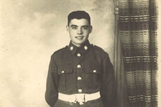 Victor Vale in his army days