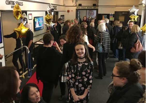 Abigail Eames, 13, at the screening of Shivaay at the Pavilion Theatre in Worthing