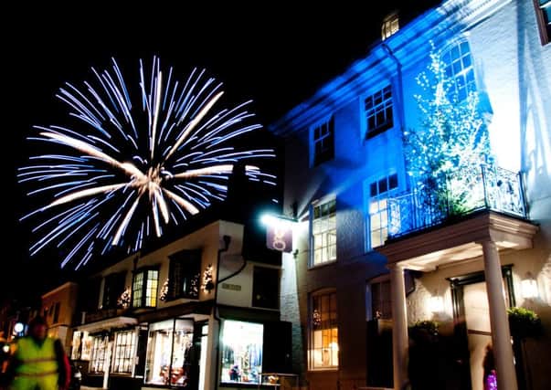 Rye Christmas lights switch on in 2011. Picture by: TONY COOMBES PHOTOGRAPHY