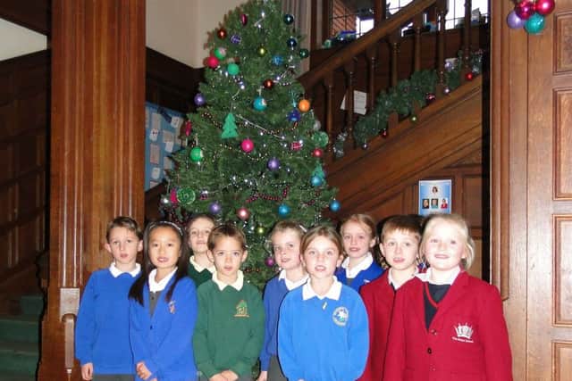 The lovely Christmas tree at The Royal School