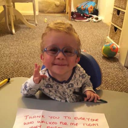 People have raised thousands in total for Freddie Oliver, two, from Durrington so he can get specialist equipment