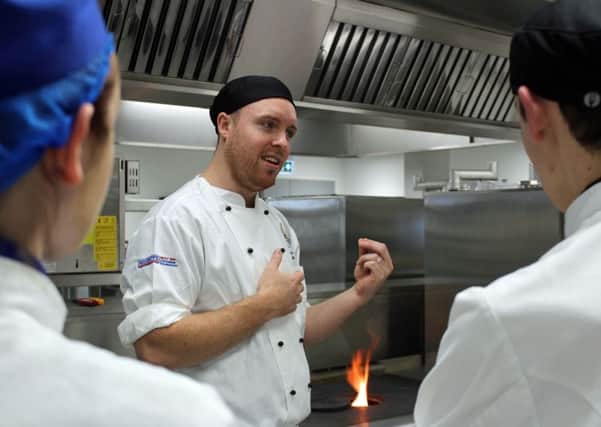 Steven Edwards, the 2013 Masterchef: The Professionals champion was impressed with the talent and new facilities at Chichester College