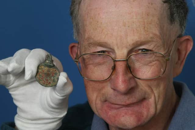 Very rare Saxon escutcheon found by Tyndall Jones